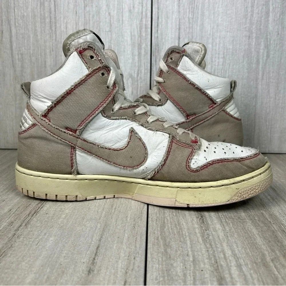 Nike Dunk High 1985 Barely Rose Denim Casual Shoe Sneaker Mens Size 8 Womens 9.5 - Picture 4 of 11